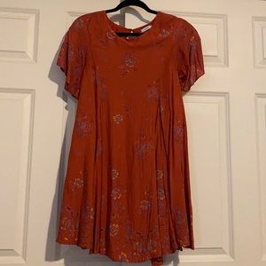 Cute open back flare dress